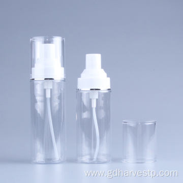 Cosmetic Plastic Bottle With Black Lotion Pump Dispenser